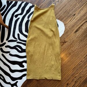 Black Crane Cocoon Style Sleeveless Dress